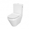 CERSANIT - WC KOMBI CREA CLEANON 011/020 OVAL, NÁDRŽKA 010 3/5, SEDÁTKO DUR SLIM WO LW ONE (K114-023-S-SET)