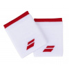 Babolat Logo Jumbo Wristband - Biely