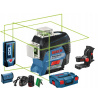 Krížový laser - Bosch GLL 3-80cg Cross Laser + LR7 prijímač (Krížový laser - Bosch GLL 3-80cg Cross Laser + LR7 prijímač)