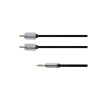 Kabel Jack 3.5mm stereo/2x Cinch 1,8m KRUGER a MATZ KM0310