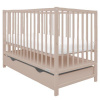 Detská postieľka so šuplíkom New Baby BASIC kašmírová