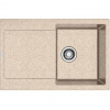Franke Maris MRG 611 Granitový drez s odkapávačom, obojstranný, 78x50cm, piesková farba, 114.0284.834