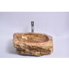 FOSILNÉ DREVO 50 Kamenné umývadlo na dosku JE