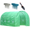 Fóliovník na zeleninu, záhradný skleník 2,5x4m, pozinkovaná konštrukcia 25mm
