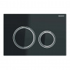 Geberit Sigma21, Sigma 21 Ovládacie tlačidlo splachovania, chróm/čierne sklo 115.884.SJ.1