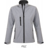 SOL'S | Roxy, Dámska 3-vrst. softshell. bunda, sivá mel., XL