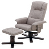 Autronic TV-5010 CAP2 - TV kreslo + taburet, cappucino látka, preglejka, morenie orech