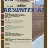 Trebor Sieť tieniaca Browntex 1x50m hnedá 28596