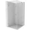 Mexen Lunar-B sprchový kút otváravý ľavý 80 x 80 cm, transparentný, chróm - 832-080-080-01-00-L