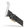 AXAGON PCES-SA4M2, PCIe radič - 2x interný SATA 6G port + 2x SATA M.2 slot, ASM1164, SP & LP PCES-SA4M2
