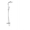Hansgrohe Crometta - Set Showerpipe E 240 s vaňovým termostatom, 2 prúdy, chróm 27298000