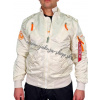 Alpha Industries Falcon II Jet Streem White bunda prechodná Veľkosť: M, Farba: béžová