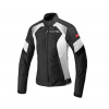 SPIDI bunda FLASH EVO LADY, SPIDI, dámska (černá/bílá) - 2XL