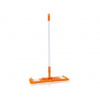 Brilanz Mop plochý ženilkový s teleskopickou tyčou 120 cm oranžový