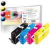 PEACH kompatibilní cartridge HP No 655-series MultiPack, Black, Cyan, Magenta, Yellow, 19 ml, 3x 12 ml PI300-593