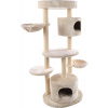 Flamingo Škrabadlo pro kočky INGA béžové 103x50x142cm