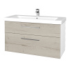 Dreja Umývadlová skrinka Q MAX SZZ2 105 - N01 Biela lesk / Úchytka T04 / D28 Alberta