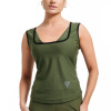 RDX W1 Women Sweat Vest Without Zipper ARMY GREEN - XL