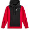Mikina IGNITE HOODIE, ALPINESTARS (černá/červená, vel. XL)