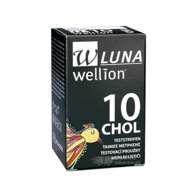 Wellion LUNA CHOL testovacie prúžky k prístroju LUNA 1x10 ks