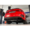 FOX Audi S3 GY - Limuzína Polovičný výfukový systém od OPF s výfukovými klapkami - 2x115x85 Typ 32 pravé/ľavé koncovky čierne smaltované