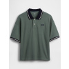 GAP Detské oversize polo tričko s logom Zelená XL Zelená Zelená