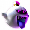 CUKROVÁ TLAČ jedlý obrázok na tortu Cukrová hmota Super Mario King Boo #1 + MENO