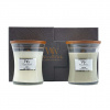 WoodWick Fireside + Linen 2 x 275 g