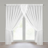 Záclona HESTIA s riasiacou páskou 400x250 cm - biela