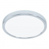 LED stropné svietidlo Eglo Fueva 5, kruh, 28,5, cm, neutrálna biela, IP44 (30892) chróm