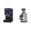 Gaggia Classic E24 BC, blue + Eureka Mignon Zero 65 All Purpose, CR white