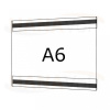 Plastová kapsa A6 na šířku typ C 2x magnet - PVC kapsa A6Š - 2x magnet - 1 ks