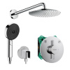 Hansgrohe DuoTurn S - chrómový sprchový systém s ručnou sprchou