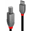 USB kábel typu C - B pre DAC, tlačiareň, 2m Lindy 36942