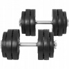 Gorilla Sports Súprava jednoručných činiek pogumovaná 30 kg