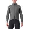 Castelli Perfetto RoS 2 Convertible Jacket, Urban gray/ Silver reflex Veľkosť: XL Pánska vetru a vode odolná bunda s odopínacími rukávmi