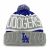47 Brand Pánska zimná čiapka Los Angeles Dodgers Calgary '47 Cuff Knit