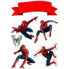 CUKROVÁ TLAČ jedlý obrázok na tortu Cukrová hmota SPIDERMAN AVENGERS POSTAVY 4