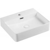 Mereo Umývadlo na dosku aj zavesenie s prepadom, 500x420x125 mm, keramické - pre zaslanie UC504212 UC504212