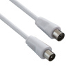PremiumCord TV prepojovací kábel M/F 75 Ohm 3m ktmf03