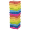 Goki Dúhová drevená veža Jenga, 48 ks