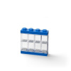 LEGO® zberateľská skrinka na 8 minifigúrok modrá 4065