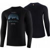 Brubeck funkčné tričko Outdoor Wool Pro Longshirt black/mountains