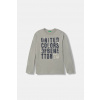 Detská bavlnená košeľa s dlhým rukávom United Colors of Benetton 3ATNC10QU.G.Seasonal sivá 130
