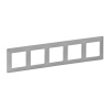 LEGRAND Rámeček VALENA LIFE 754135 5P hliník