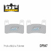 Brzdové doštičky DP947-RDP DP Brakes - zmes RDP X-RACE Titanium