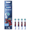 Oral-B Spiderman Hlavica elektrickej zubnej kefky Oral-B Kids 3+ poskytuje deťom nielen šetrné a efektívne čistenie zubov zubnou kefkou Oral-B odporúčanou zubármi, ale aj zábavu so Spidermanom. Extra