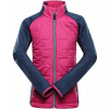 Alpine Pro Jorwo 2 Detská mikina s merino výplňou KSWF259 fuchsia fedora 152-158