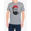 Merino tričko Super.natural Sn Sailor Tee - cash.grey mel/jet blk/h.r.red