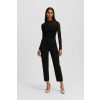 NOHAVICE KARL LAGERFELD MONOGRAM SUIT PANTS BLACK